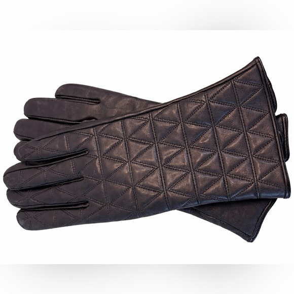 Kebesu Accessories - 100% Sheepskin Leather Gloves Cashmere Lined Size M